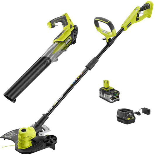 18V ONE+™ LITHIUM+™ STRING TRIMMER & JET FAN BLOWER Kit RYOBI Tools