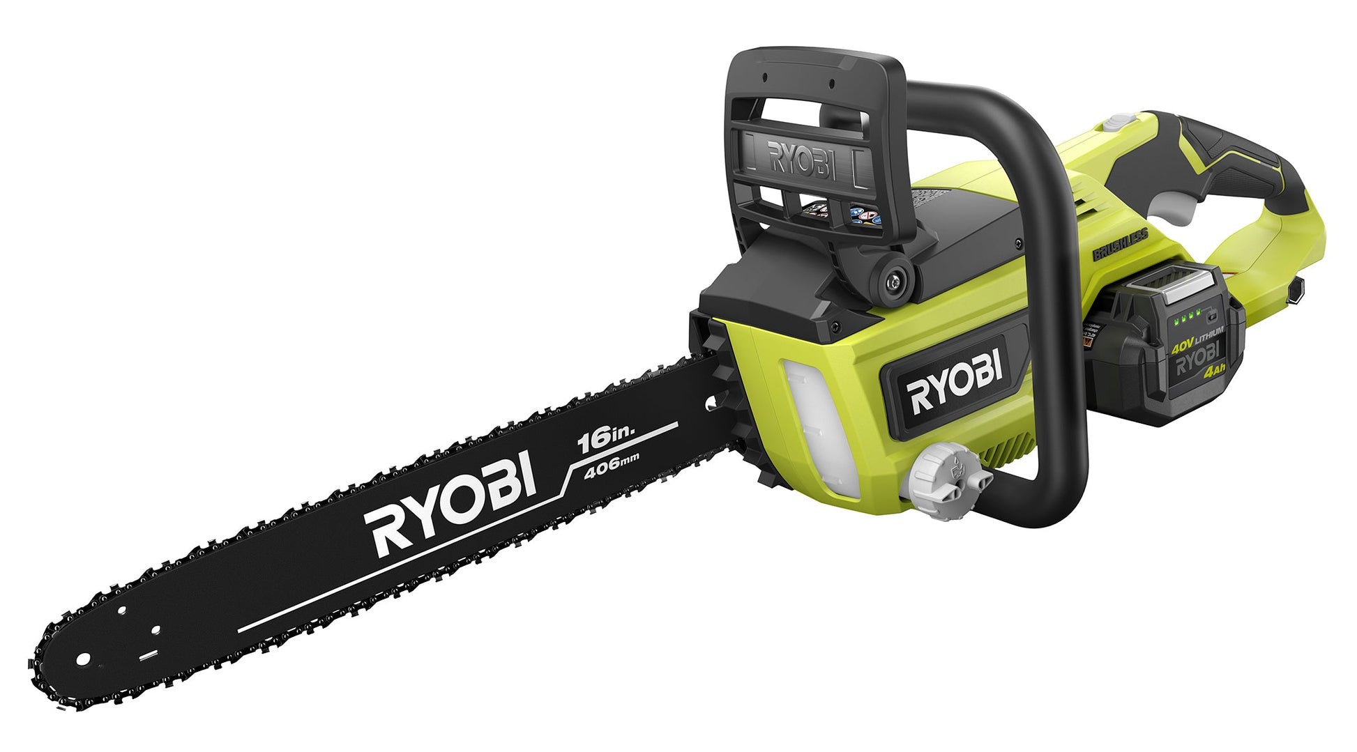 40V BRUSHLESS 16" CHAINSAW KIT Image 2