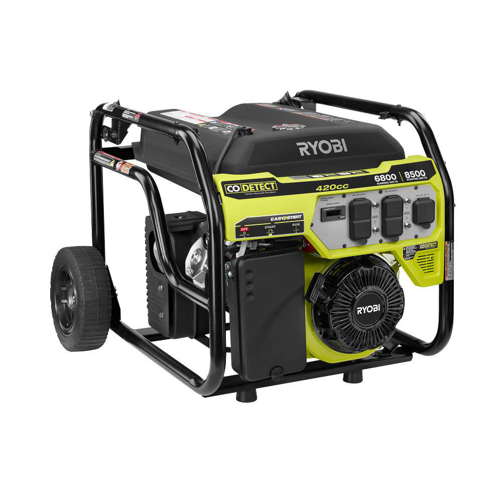 6800 WATT PORTABLE GENERATOR RYOBI Tools