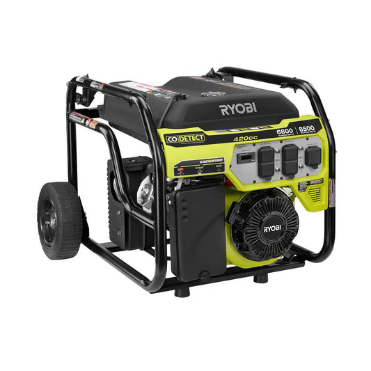 6800 WATT PORTABLE GENERATOR RYOBI Tools