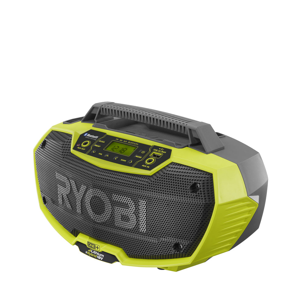 18V ONE+™ Hybrid STEREO WITH BLUETOOTH® WIRELESS TECHNOLOGY RYOBI Tools