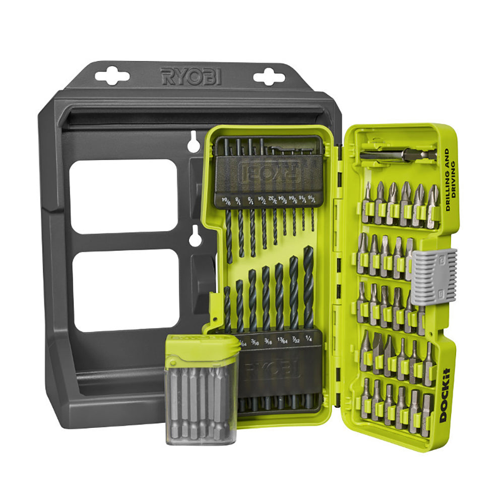 56 PC. Drilling and Driving Kit with DOCKit Storage Tray RYOBI Tools