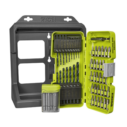 56 PC. Drilling and Driving Kit with DOCKit Storage Tray RYOBI Tools
