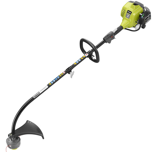 2 Cycle Full Crank Attachment Capable Curved Shaft String Trimmer RYOBI Tools