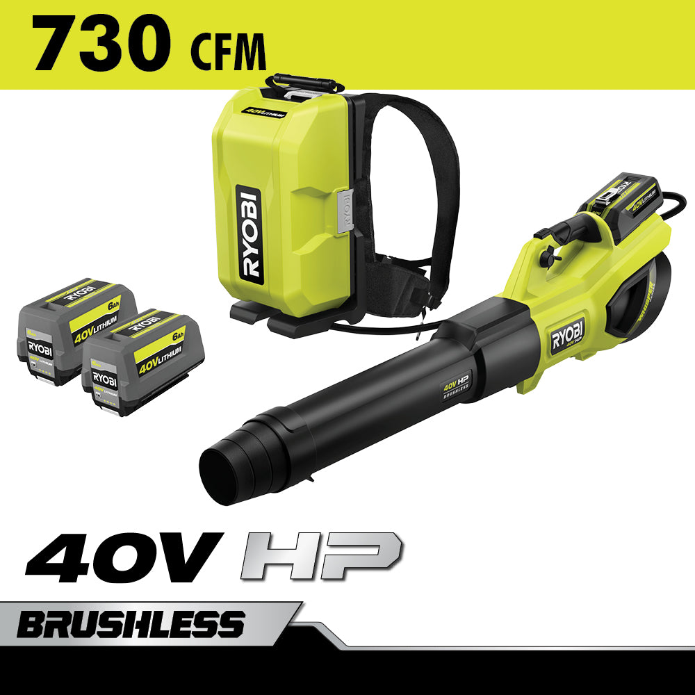 40V HP BRUSHLESS WHISPER SERIES BACKPACK/HANDHELD BLOWER image 1