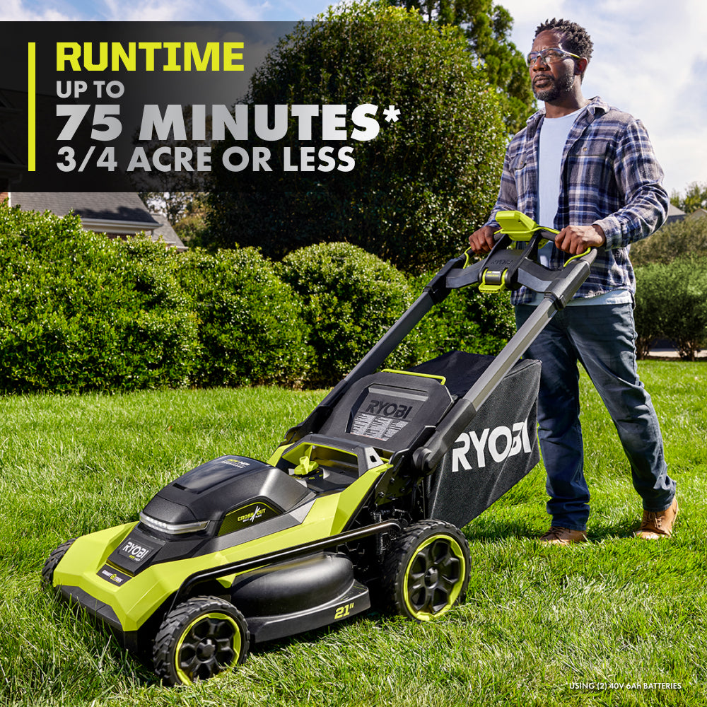 40V HP BRUSHLESS 21" SELF-PROPELLED MULTI-BLADE MOWER KIT RYOBI Tools