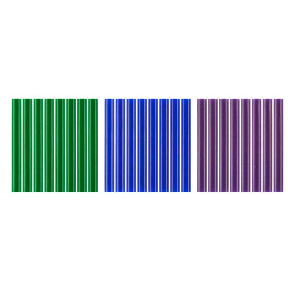 24 PC. FULL SIZE COOL COLOR GLUE STICKS RYOBI Tools