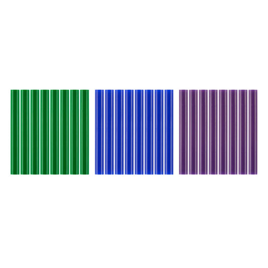 24 PC. FULL SIZE COOL COLOR GLUE STICKS RYOBI Tools
