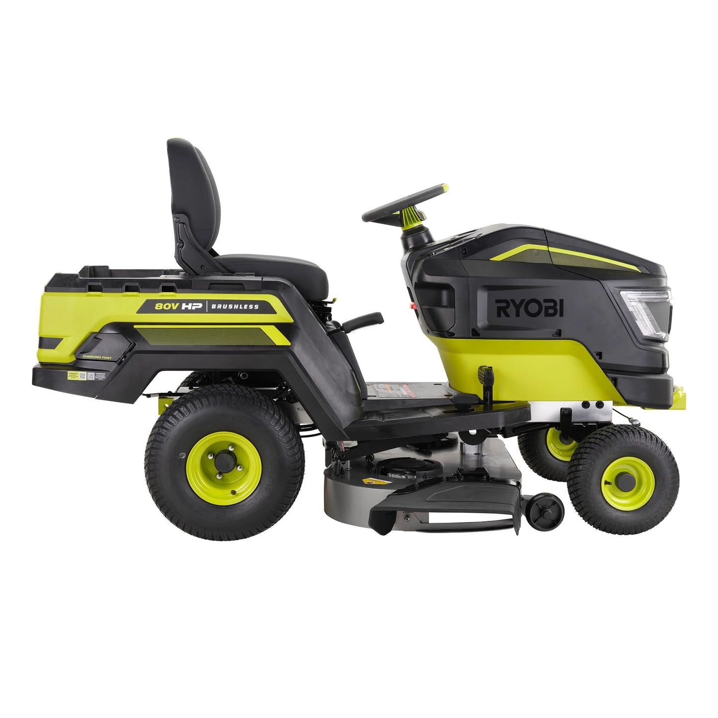 80V HP BRUSHLESS 42" BATTERY CORDLESS ELECTRIC RIDING LAWN TRACTOR Image 16