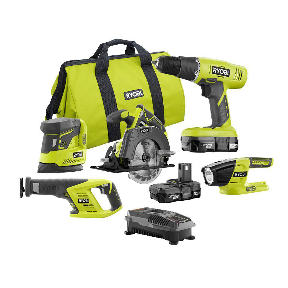5PC Combo Kit RYOBI Tools