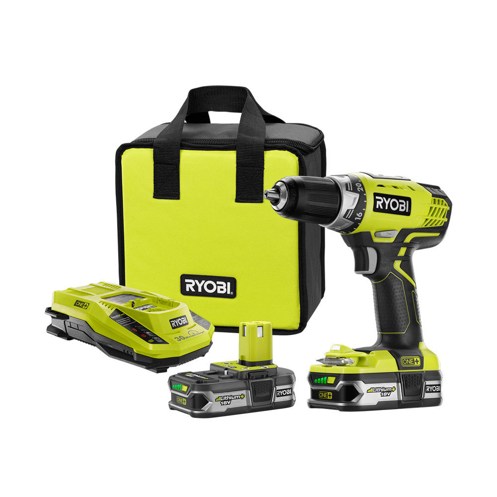 18V ONE+™ LITHIUM+™ Compact Drill/Driver Kit RYOBI Tools