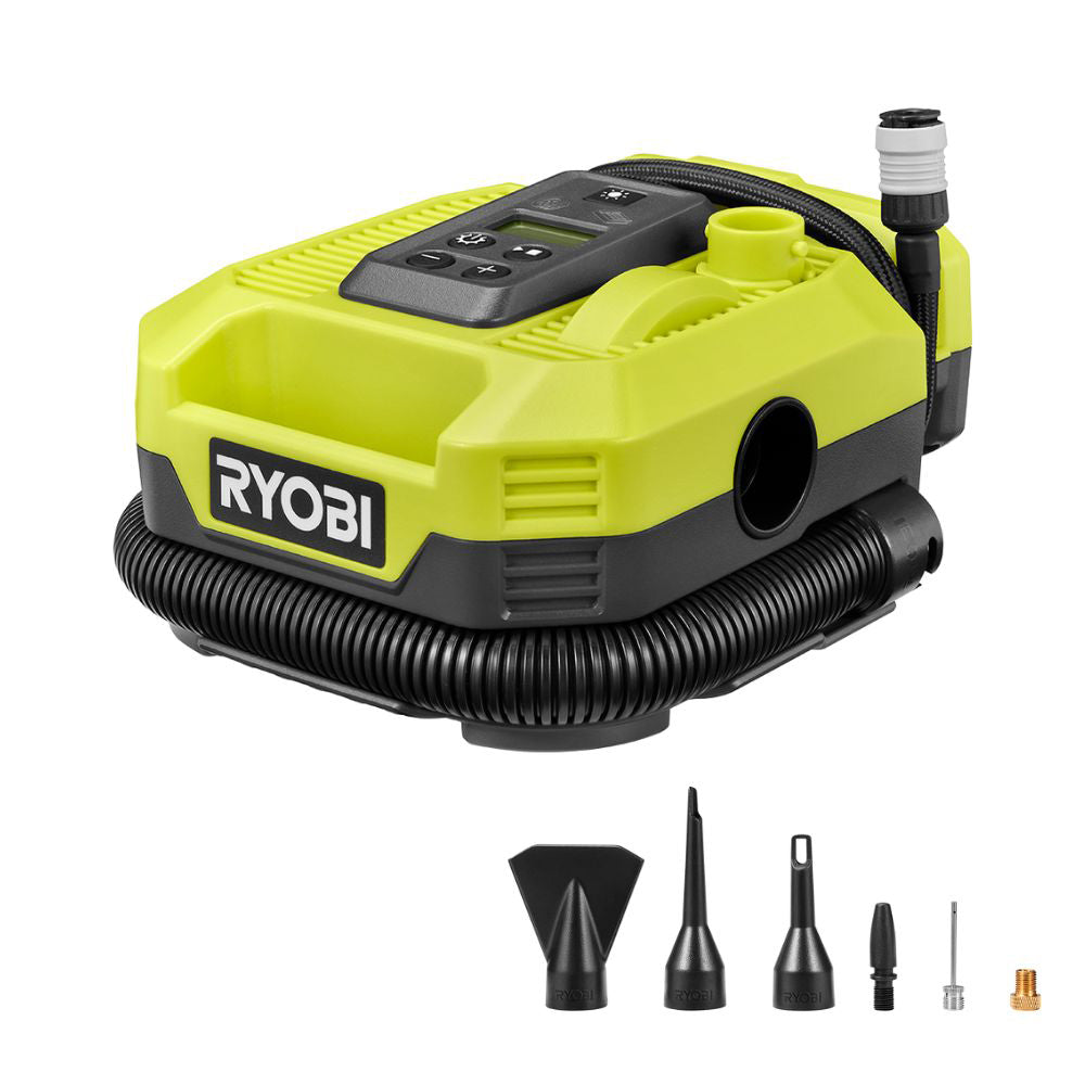 18V ONE+ DUAL FUNCTION DIGITAL INFLATOR/DEFLATOR RYOBI Tools