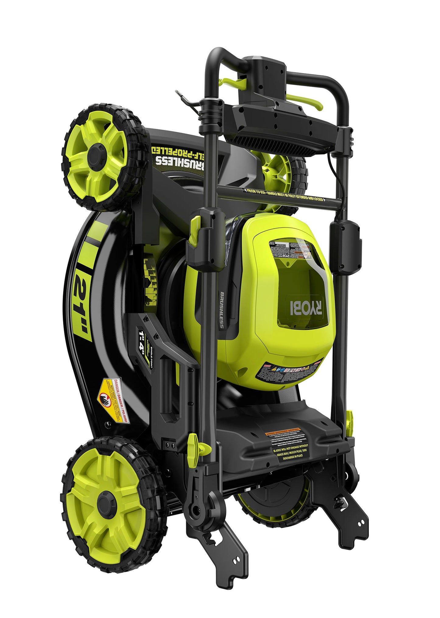 40V 21" BRUSHLESS Self-Propelled Mower with 7.5AH Battery & Charger Image 5