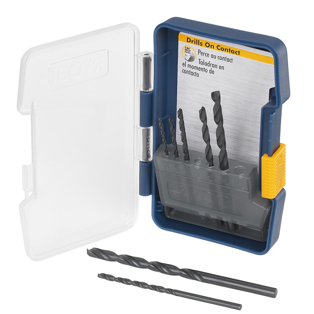 7 PC. Black Oxide Drill Bit Set RYOBI Tools