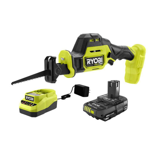 18V ONE+ HP COMPACT BRUSHLESS ONE-HANDED RECIPROCATING SAW KIT RYOBI Tools
