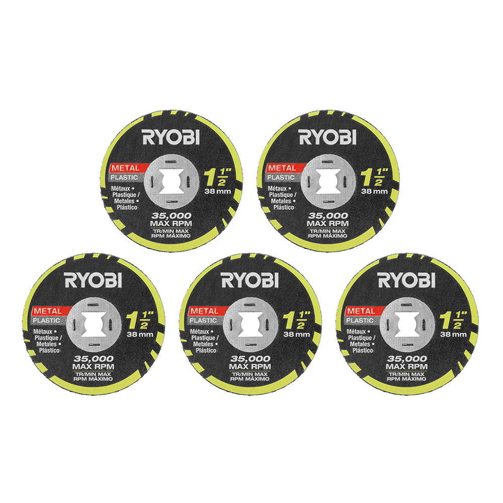 6PC. TWIST LOCK CUT-OFF WHEELS RYOBI Tools