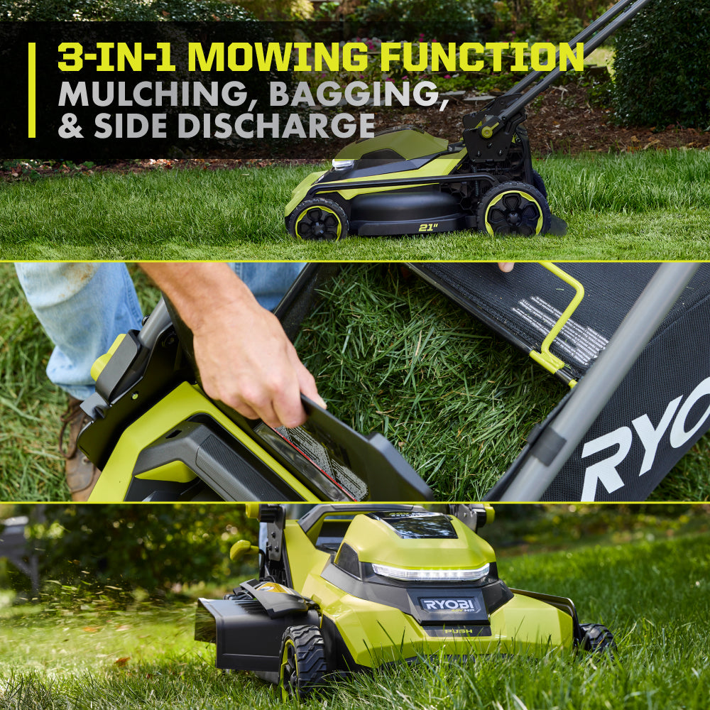 40V HP BRUSHLESS 21" PUSH MOWER KIT RYOBI Tools