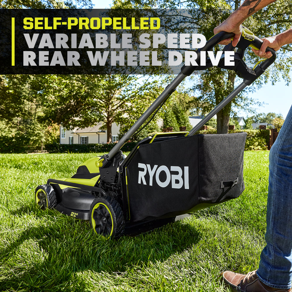 40V HP BRUSHLESS 21" SELF-PROPELLED MOWER KIT RYOBI Tools