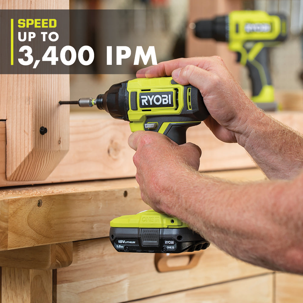 Ryobi 18V ONE+ 1/4" Impact Driver Kit Image 4