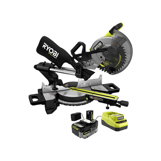 18V ONE+ HP BRUSHLESS 10" SLIDING COMPOUND MITER SAW KIT RYOBI Tools