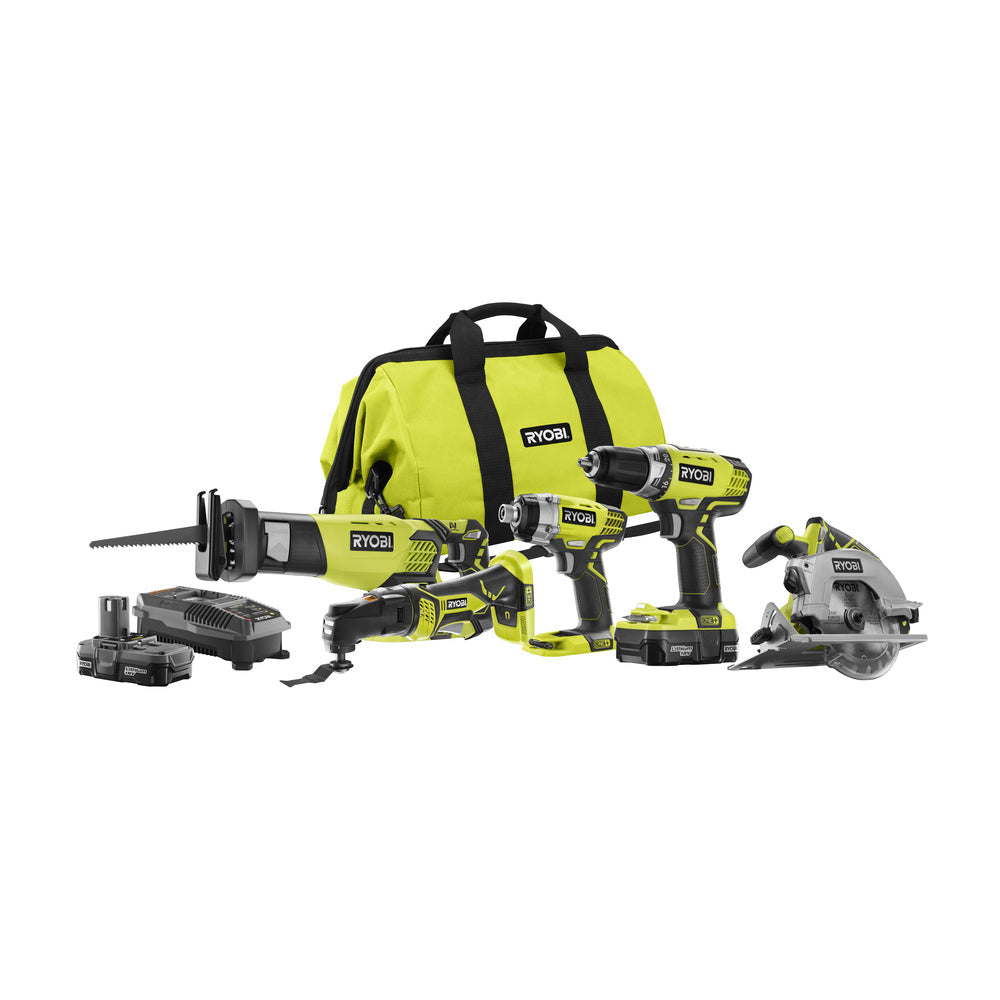 18V ONE+™ 5 PC. Combo Kit (Online Only) RYOBI Tools
