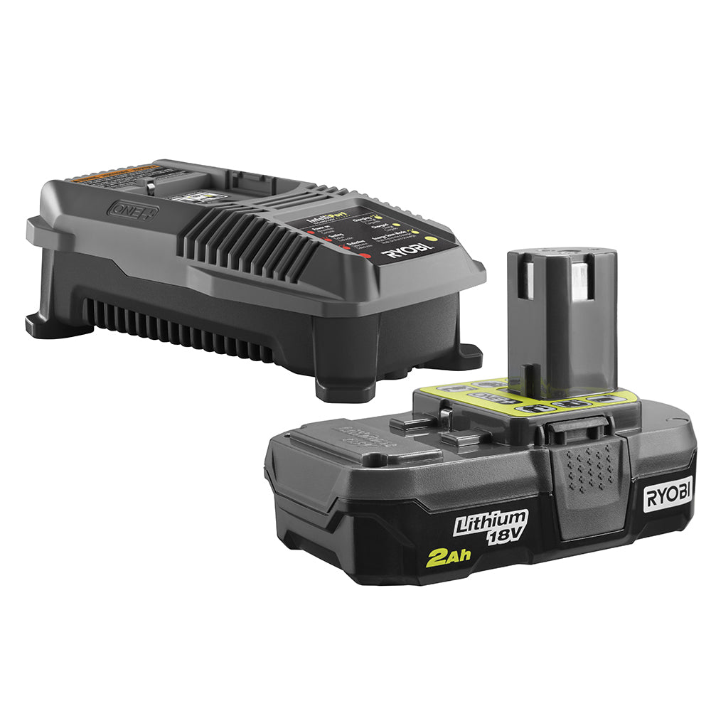 18V ONE+ 2.0Ah Compact Battery & Charger Kit RYOBI Tools