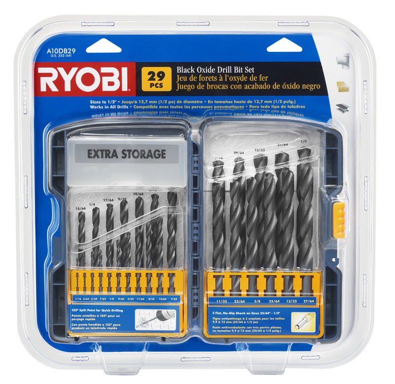 29 PC. Black Oxide Drill Bit Set Image 2