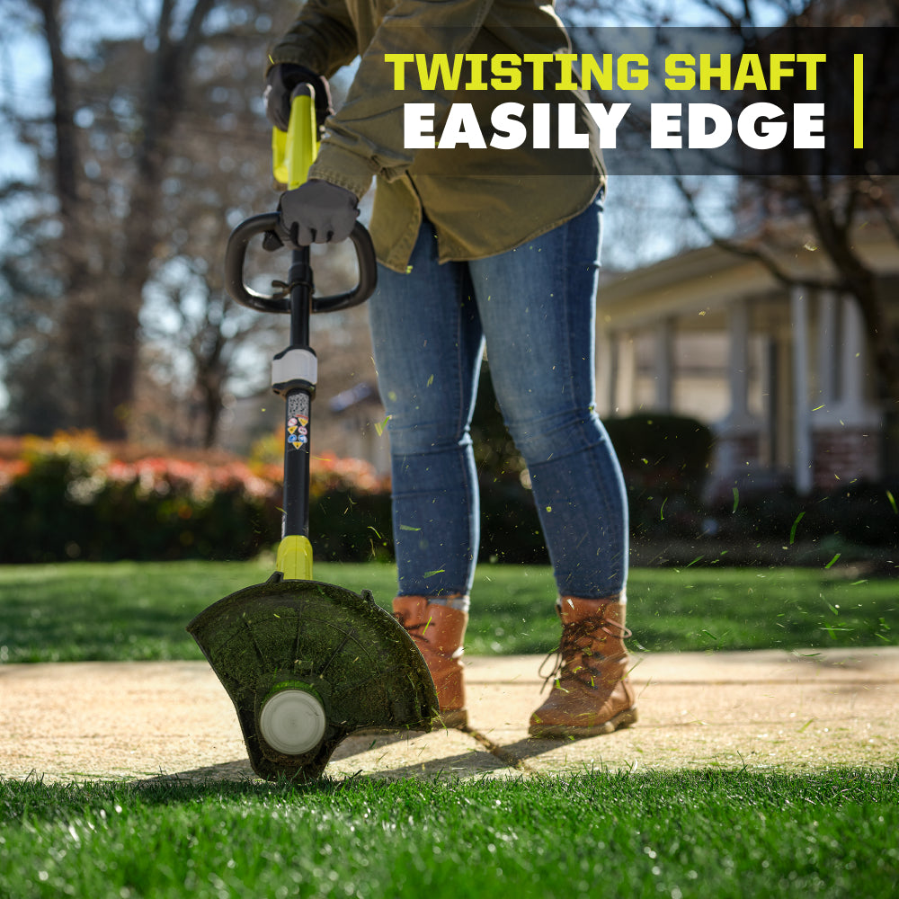 18V ONE+ 3-in-1 Mower, String Trimmer, and Edger Kit RYOBI Tools