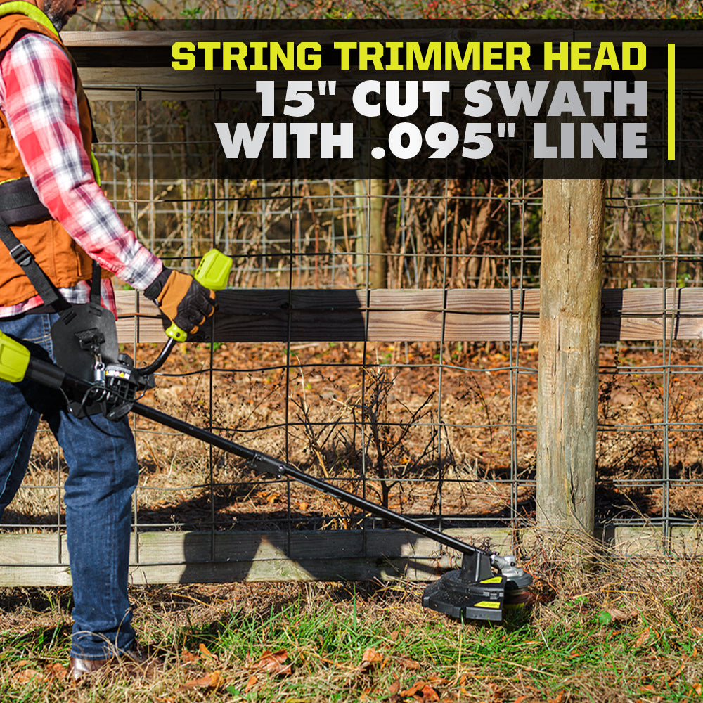 40V HP Brushless Brush Cutter/String Trimmer RYOBI Tools