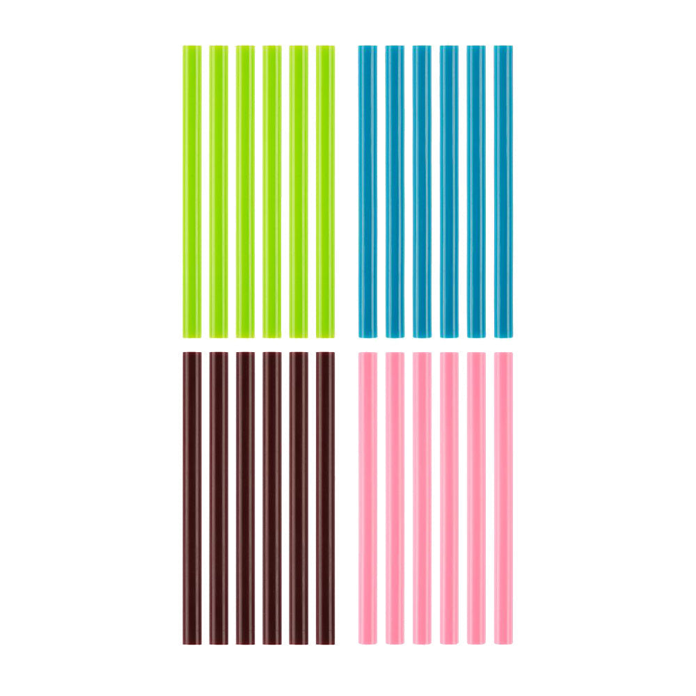 24 PC. MINI VARIETY COLOR GLUE STICKS RYOBI Tools