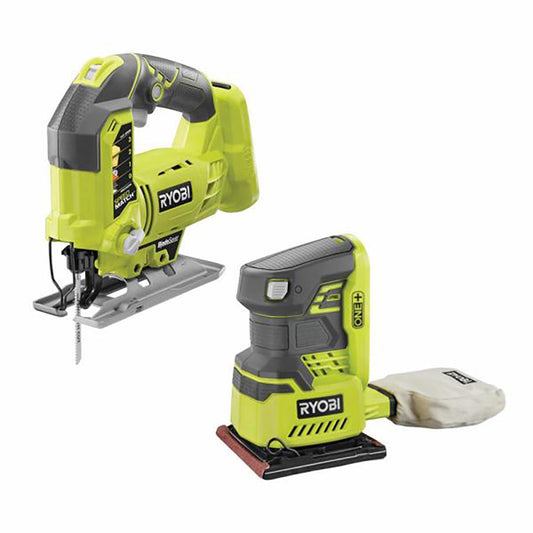 18V ONE+ Orbital Jig Saw & Quarter Sheet Sander RYOBI Tools