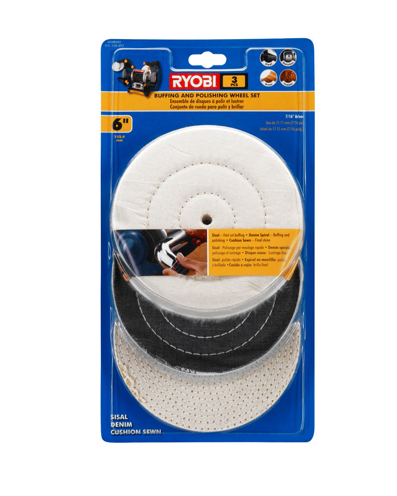 6" Buffing Wheel Set Image 2