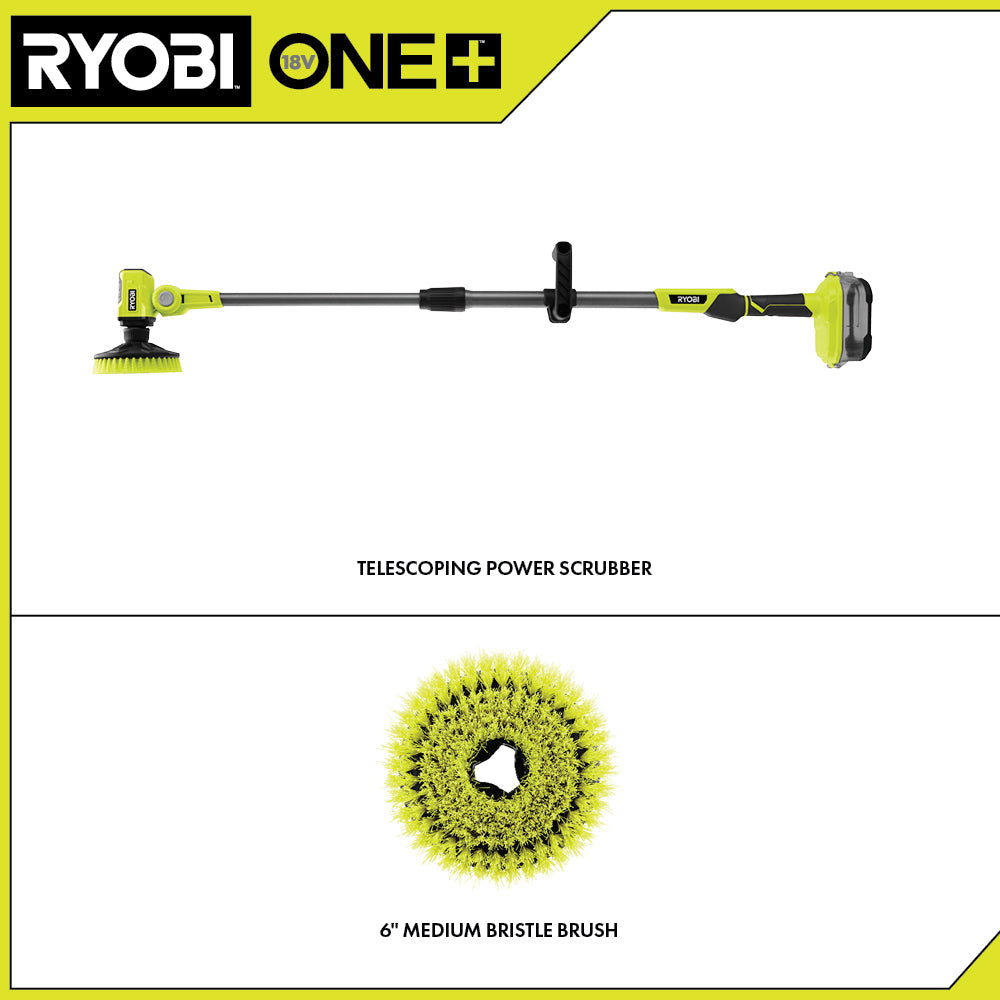 18V ONE+ TELESCOPING POWER SCRUBBER Image 2