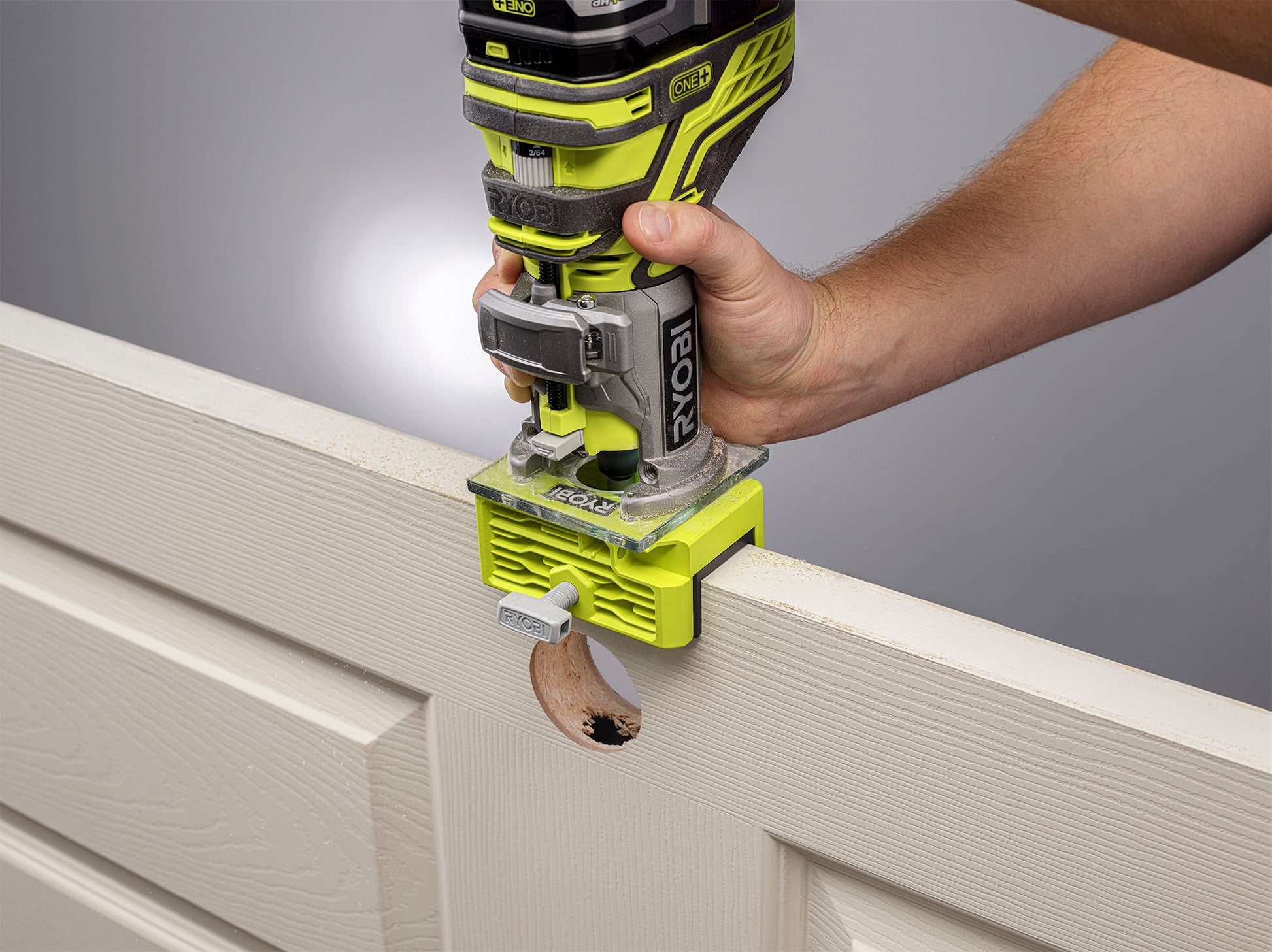 Door Latch Installation Router Kit Image 2