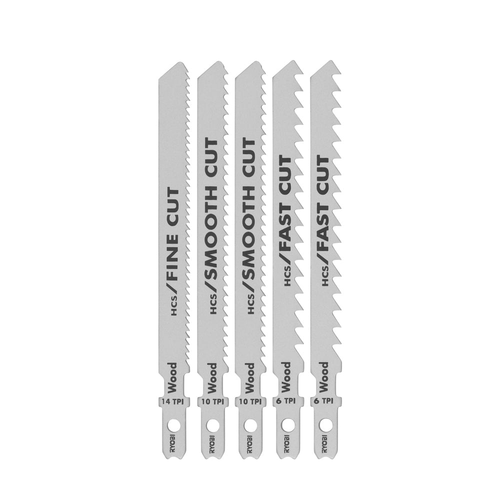 5 PC. General Purpose Jig Saw Blade Kit RYOBI Tools