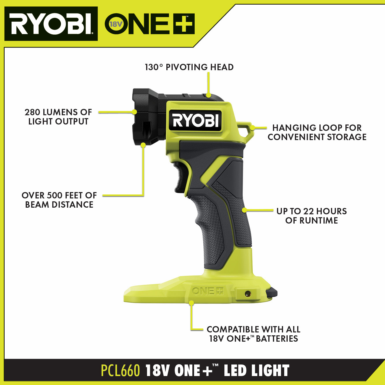 18V ONE+ LED Light Image 2