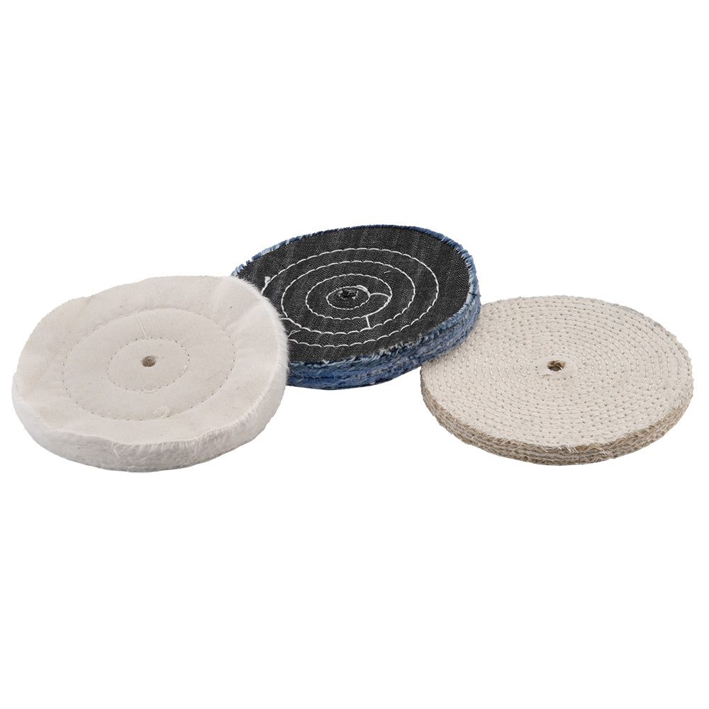 3 PC. 6" Buffing and Polishing Wheel Set RYOBI Tools