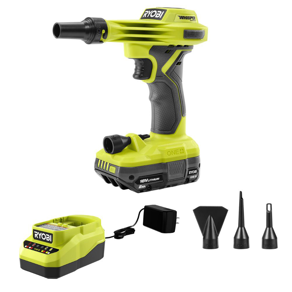 18V ONE+ WHISPER SERIES HIGH VOLUME INFLATOR KIT RYOBI Tools