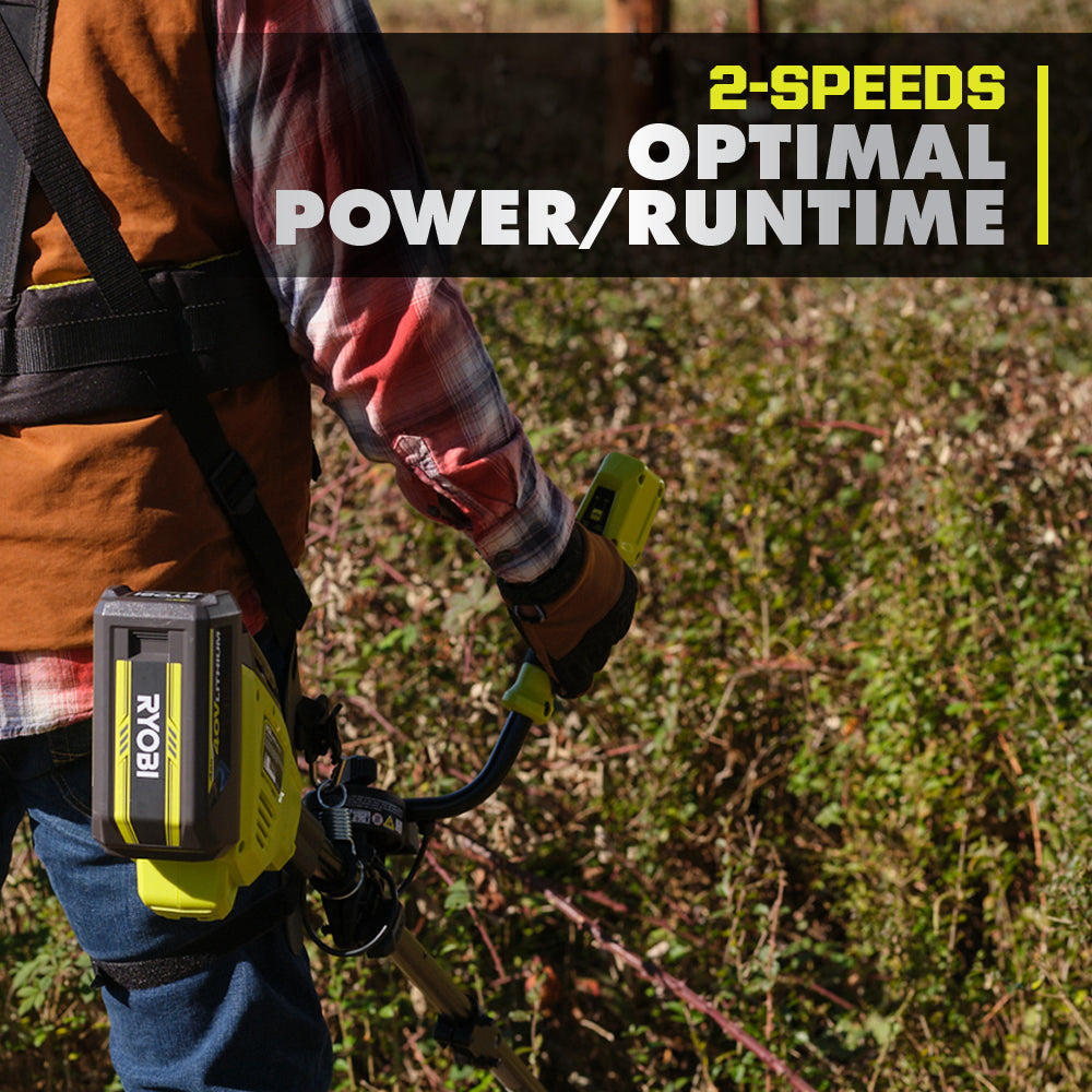 40V HP Brushless Brush Cutter/String Trimmer RYOBI Tools