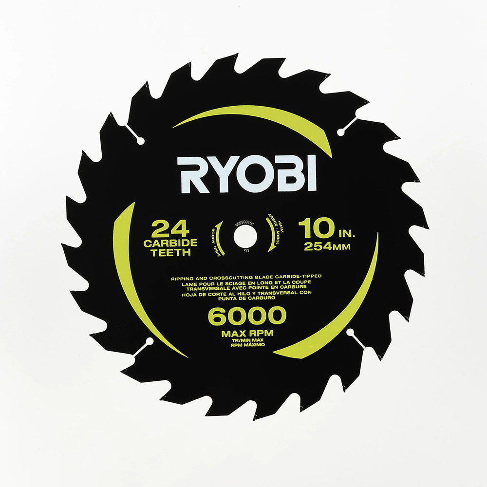 10" 24 CARBIDE TEETH THIN KERF MITER SAW BLADE RYOBI Tools