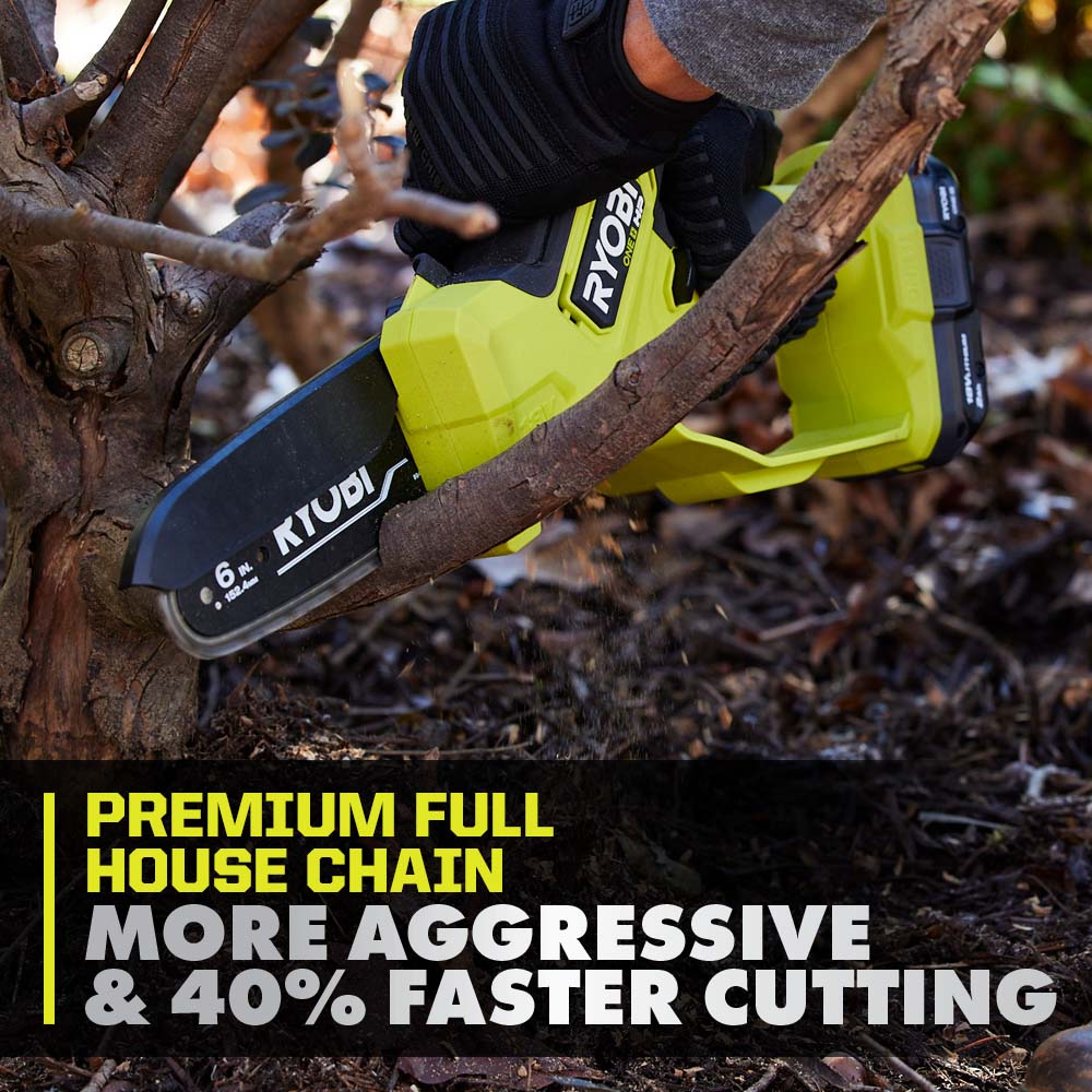 18V ONE+ HP 6" COMPACT BRUSHLESS PRUNING CHAINSAW KIT Image 5