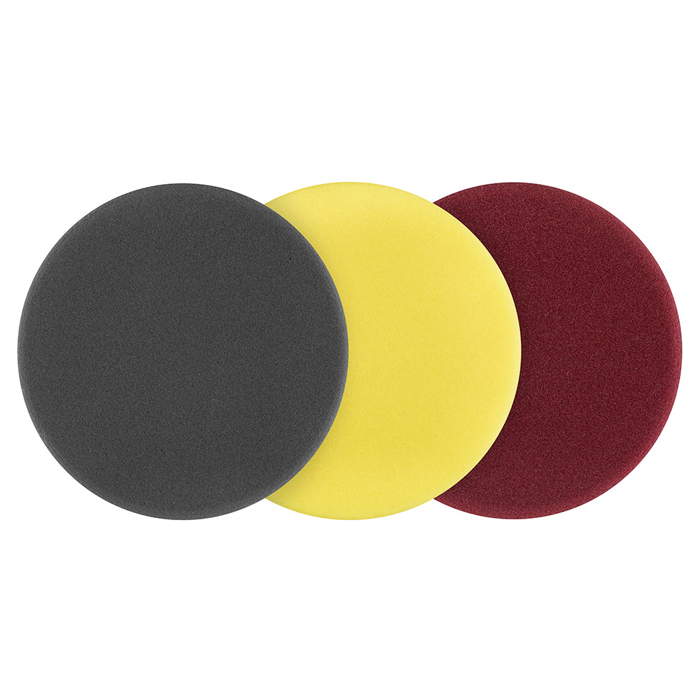3 PC. 5" FOAM DUAL ACTION POLISHER VARIETY PAD SET RYOBI Tools