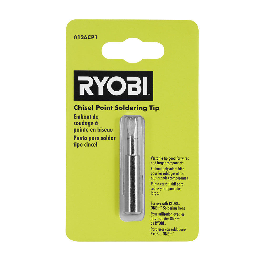 Chisel Point Soldering Tip RYOBI Tools