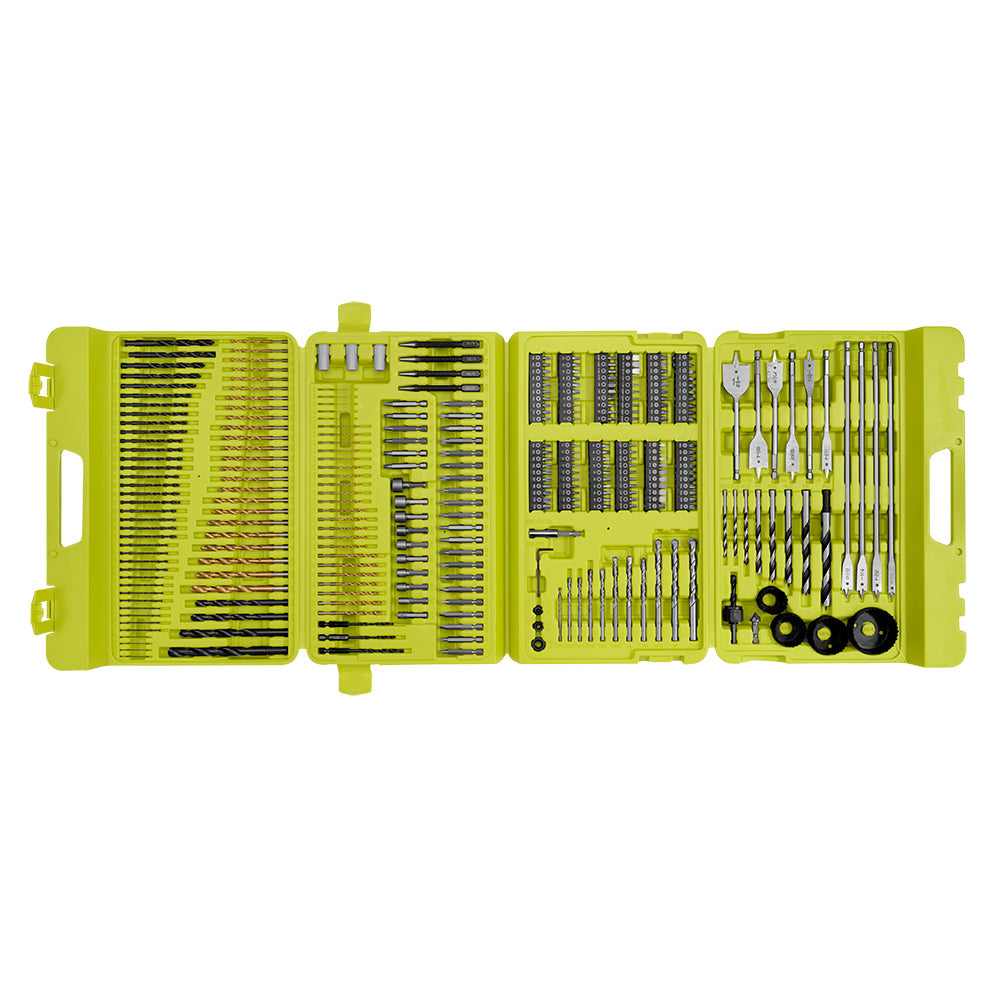 Multi-Material Drill and Drive Kit (300-Piece) with Case RYOBI Tools