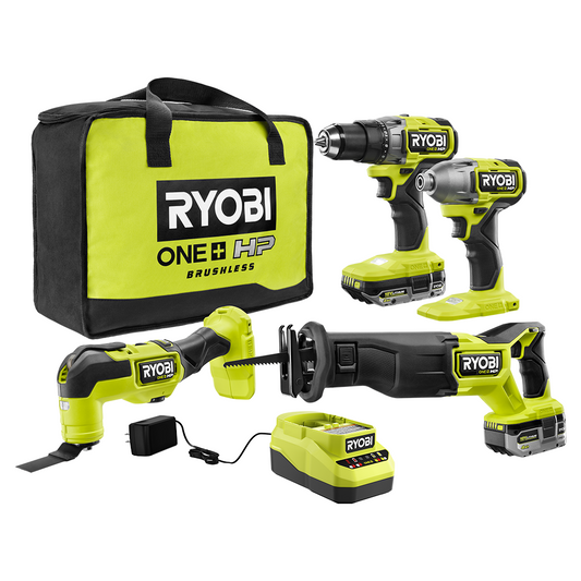 18V ONE+ 4-TOOL COMBO KIT RYOBI Tools