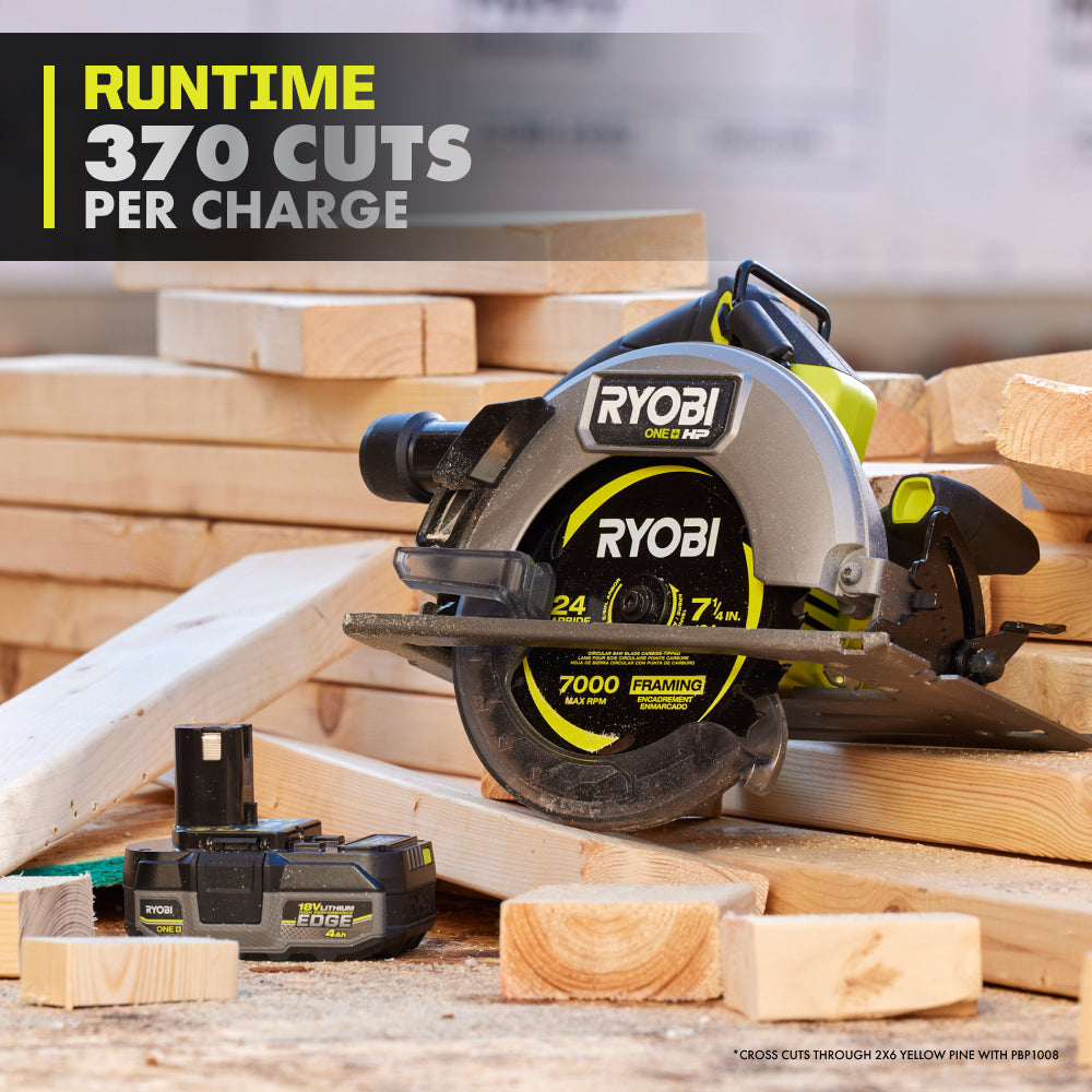 18V ONE+ HP Brushless 7-1/4" Circular Saw RYOBI Tools