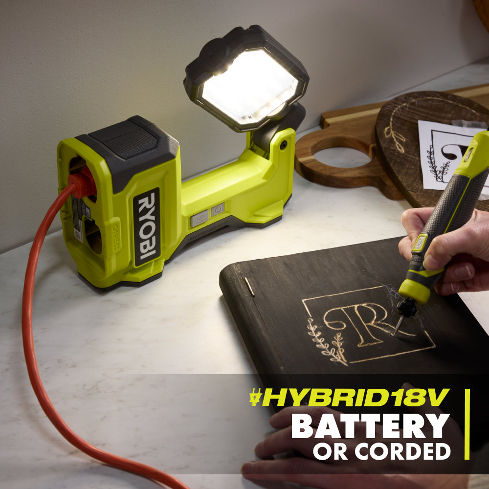18V ONE+ HYBRID WORK LIGHT RYOBI Tools