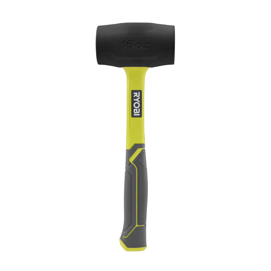 16oz. Black Rubber Mallet RYOBI Tools