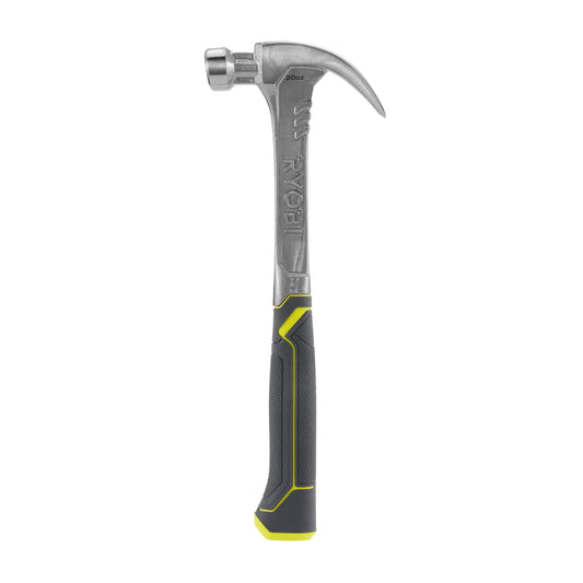 20oz. Steel Curved Claw Hammer RYOBI Tools