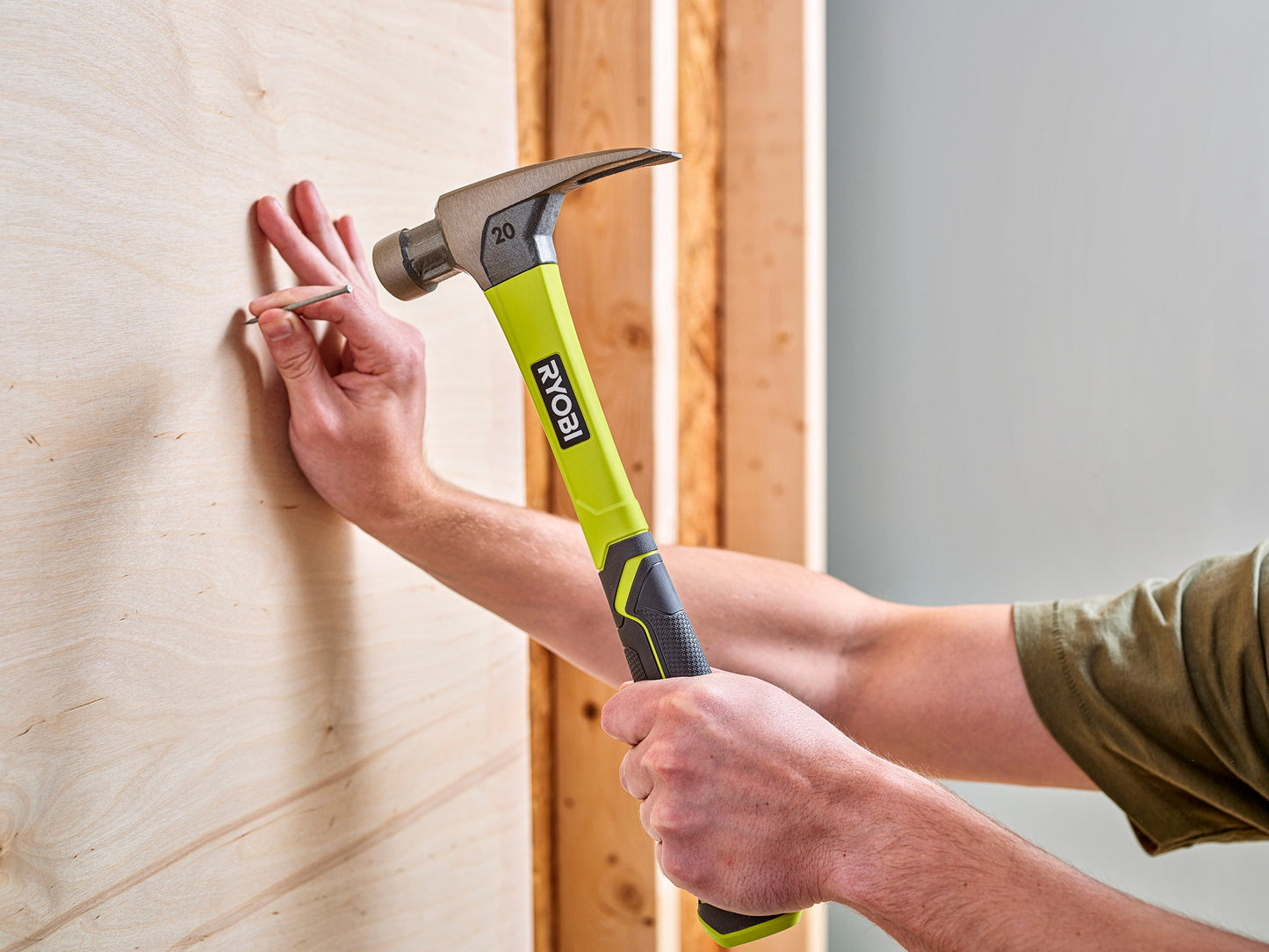 20oz. Fiberglass Hammer RYOBI Tools
